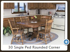 30 Single Ped Rounded Corner
