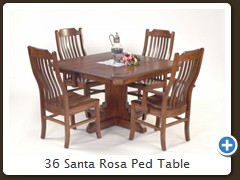 36 Santa Rosa Ped Table
