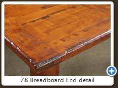 78 Breadboard End detail