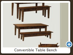 Convertible Table Bench