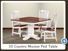 30 Country Mission Ped Table