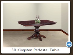 30 Kingston Pedestal Table