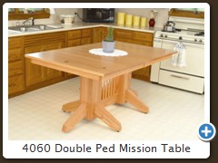 4060 Double Ped Mission Table